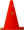 picture of orange road cones
