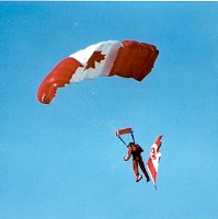 Opening Ceremonies, Sky Divers